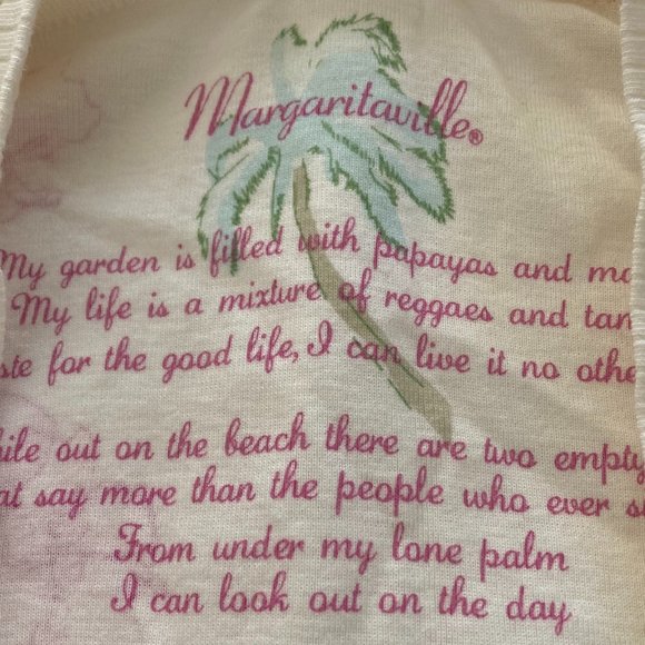Margaritaville hoodie cover up - size M - Picture 3 of 10